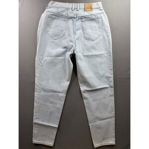 Lee Jeans Womens Light Wash High Rise Tapered Mom‎ Jeans 32x30